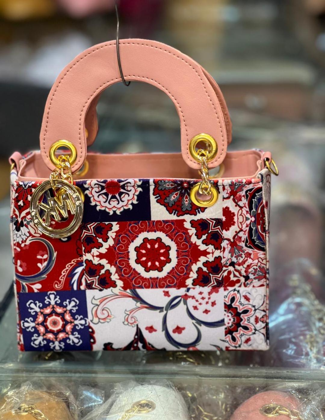 Multi-Color Dior Shape Ladies Handbag