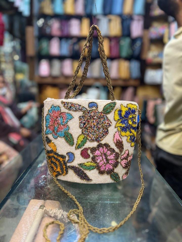 Handmade Flower Design Bag