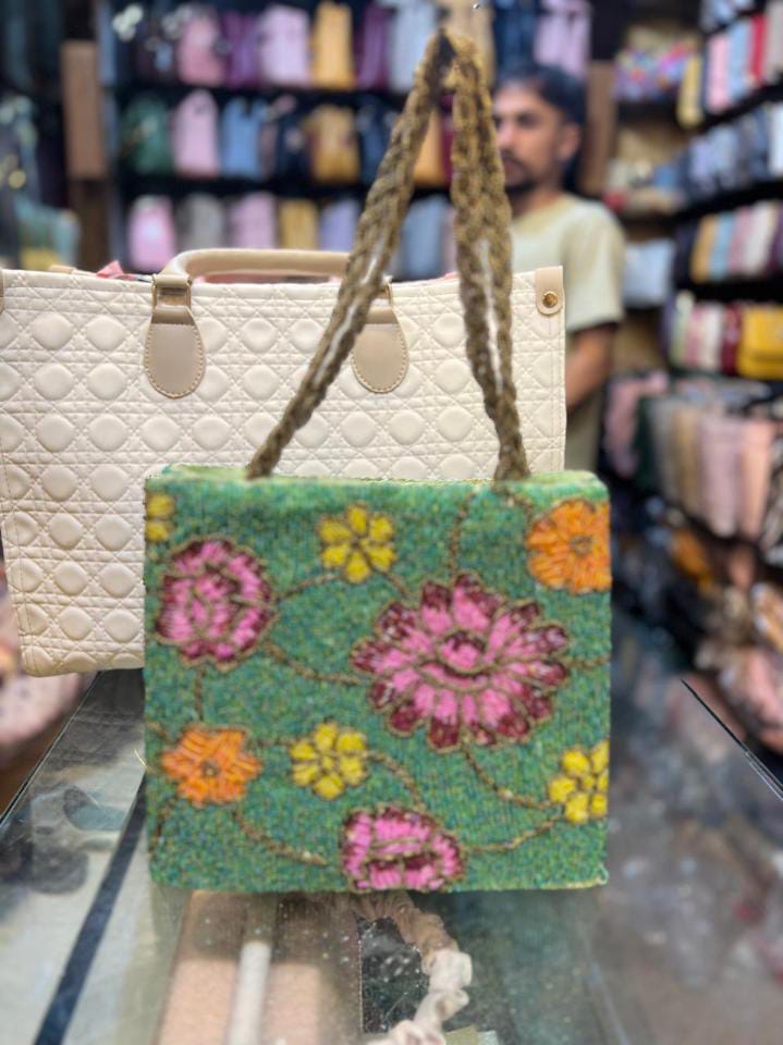 Handmade Flower Design Bag