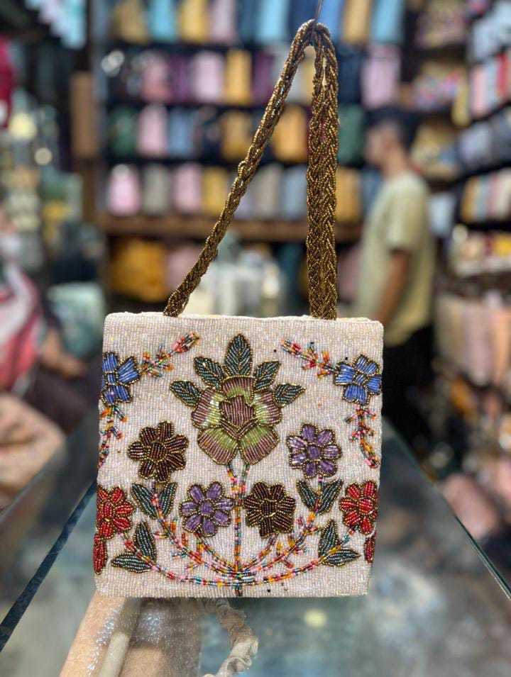 Handmade Flower Design Bag