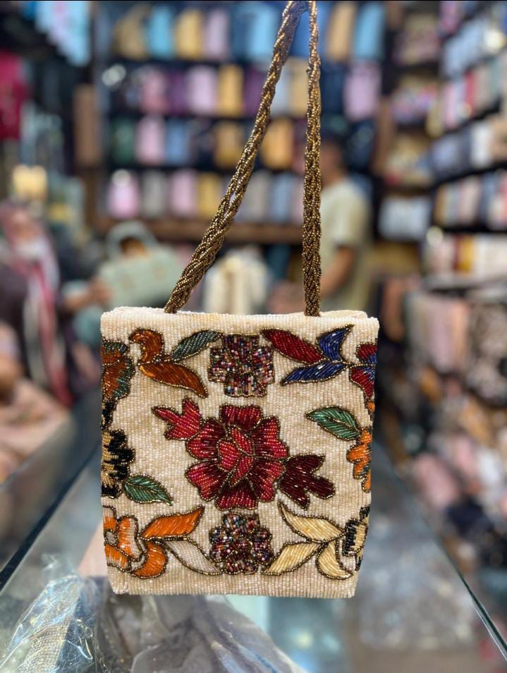 Handmade Flower Design Bag
