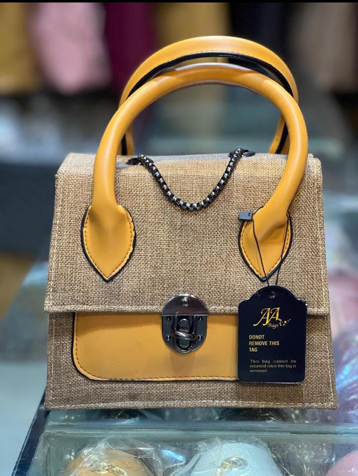 Khadi Fabric Handbag – Traditional Khadi Look