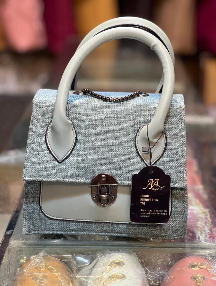 Khadi Fabric Handbag – Traditional Khadi Look