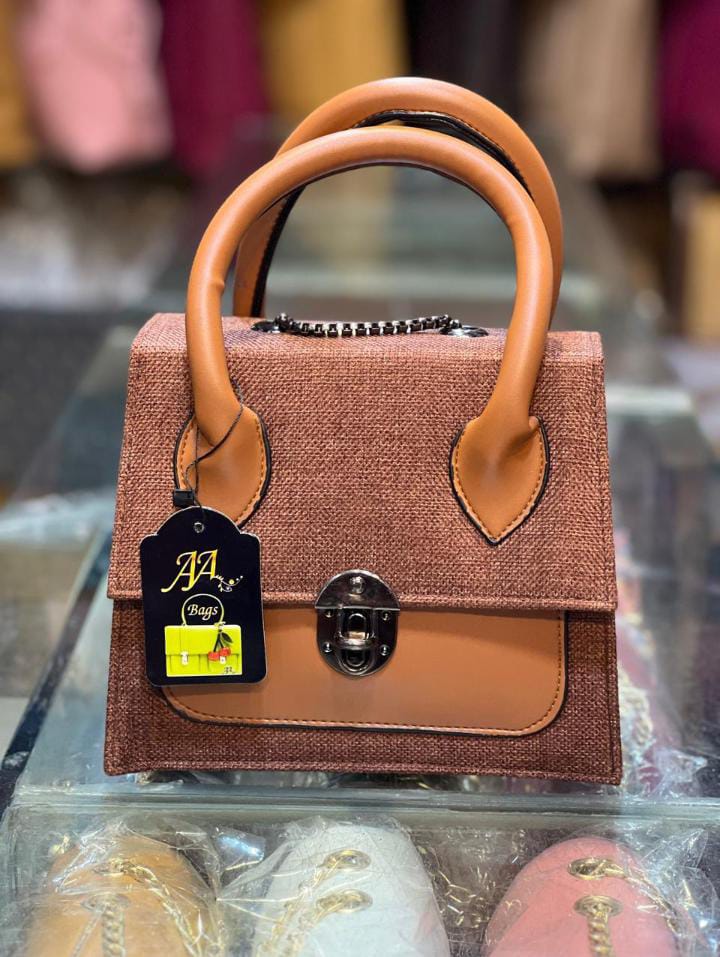 Khadi Fabric Handbag – Traditional Khadi Look