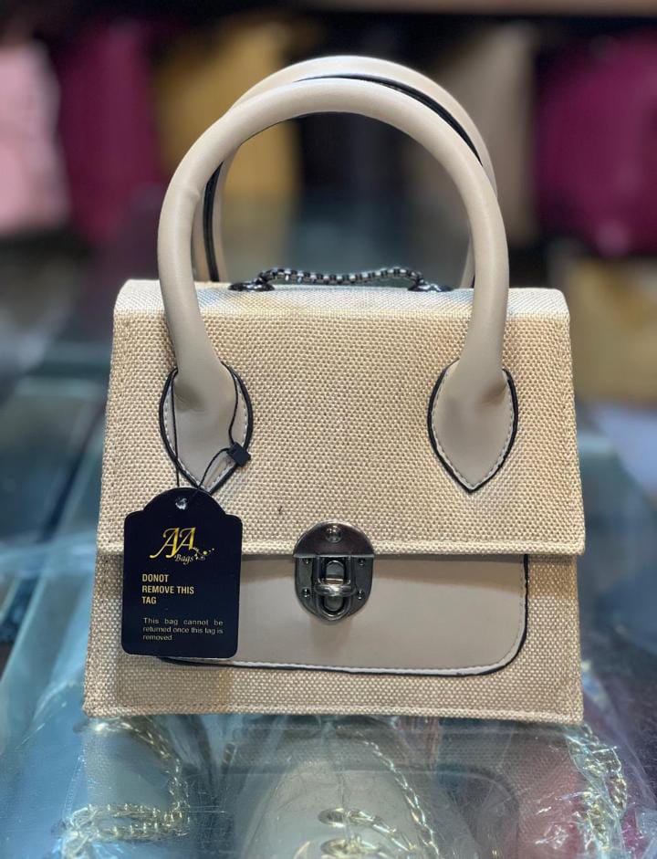Khadi Fabric Handbag – Traditional Khadi Look
