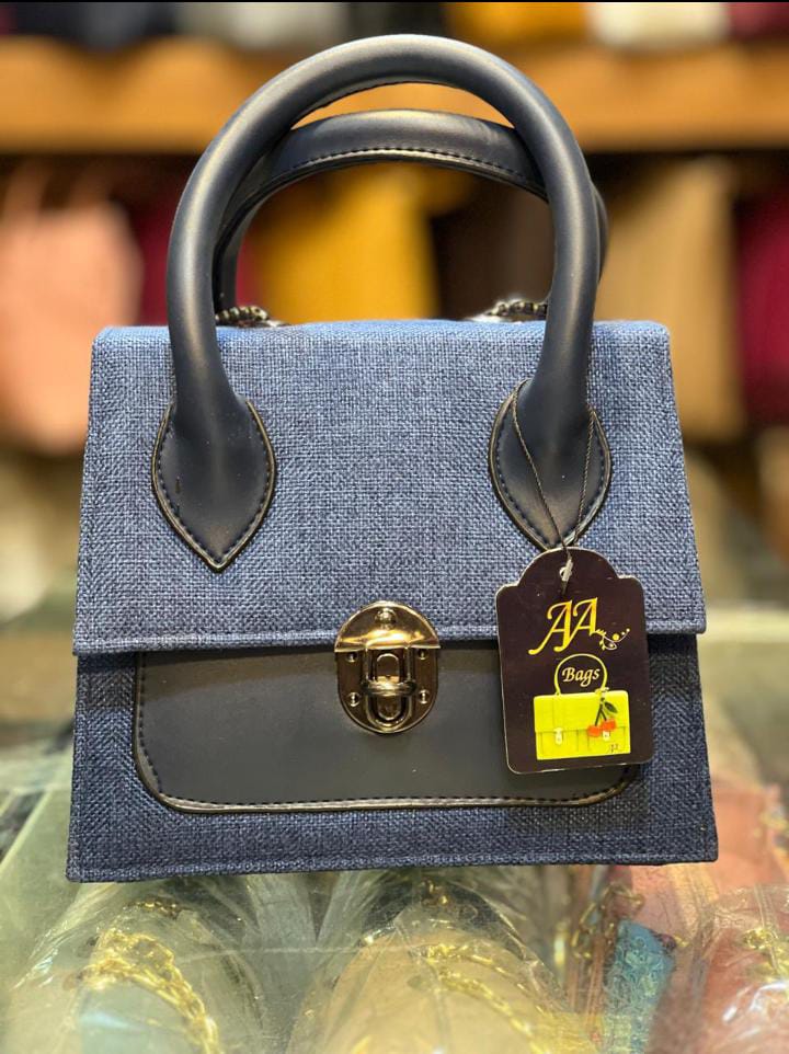 Khadi Fabric Handbag – Traditional Khadi Look