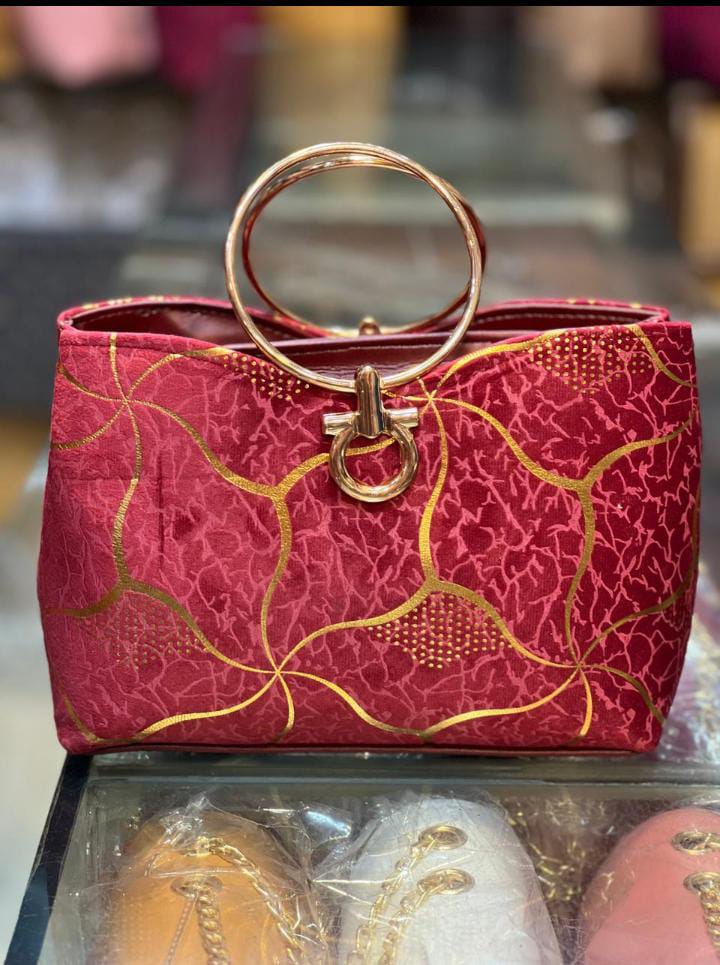 Velvet Style Handmade Bag