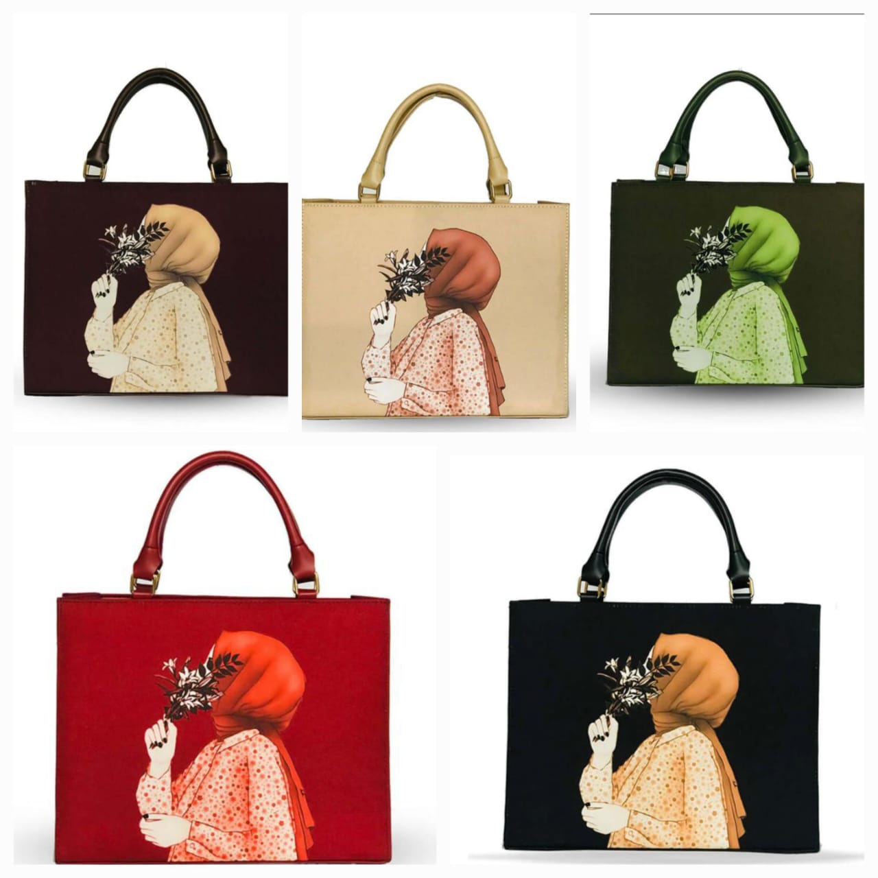 Hijab Style Large Size Ladies Handbag