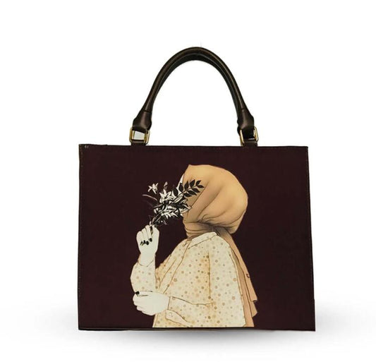 Hijab Style Large Fabric Handbag – Modest & Spacious for Everyday Use