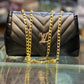 LV Leather Double Zipper Hand Carry Bag